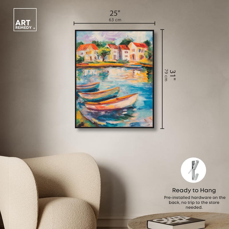 Bayside Calm II Canvas by Art Remedy