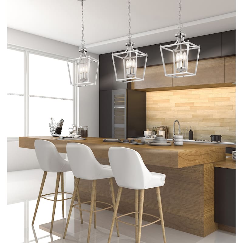 Camden Light Iron Classic Midcentury Pendant Lantern by JONATHAN Y