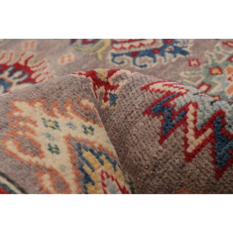 ECARPETGALLERY Hand-knotted Uzbek Ghazni Taupe Wool Rug - 3'2 x 5'0