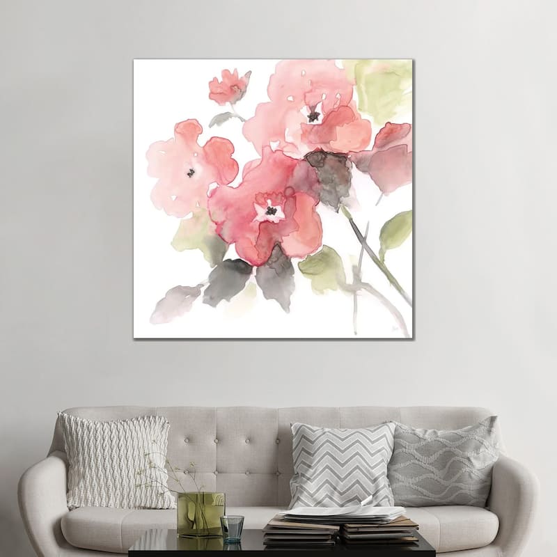 iCanvas "Coral Blush II" by Nan Canvas Print