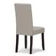 preview thumbnail 91 of 111, WYNDENHALL Normandy Transitional Parson Dining Chair (Set of 2) - 18.1"w x 18.5" d x 39.4" h