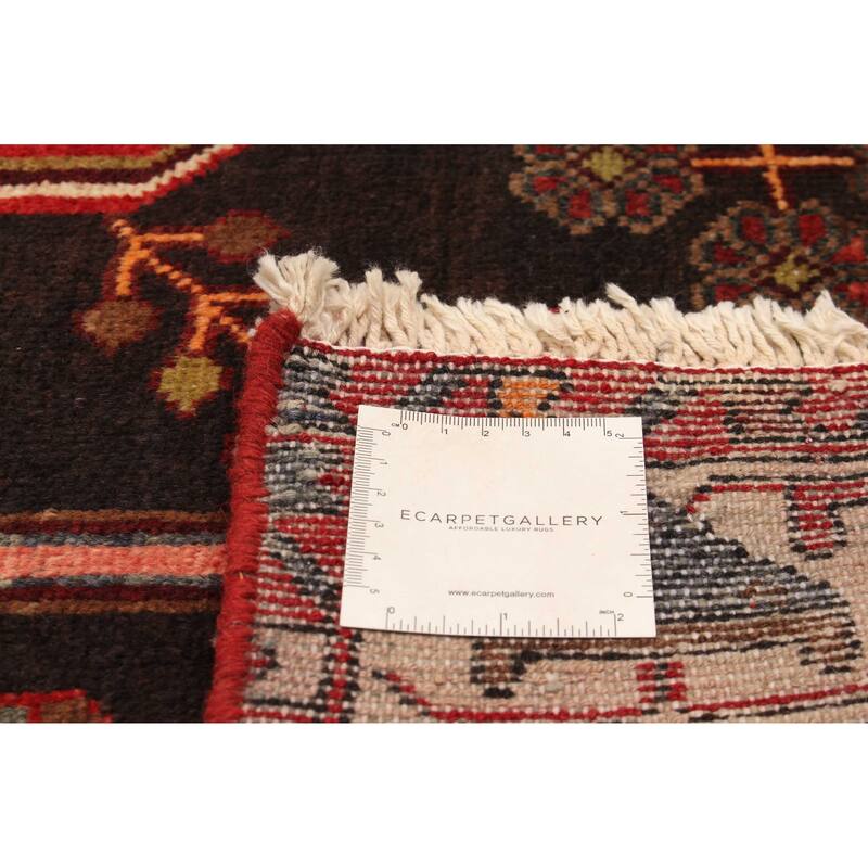 ECARPETGALLERY Hand-knotted Anadol Black Wool Rug - 4'2 x 6'10