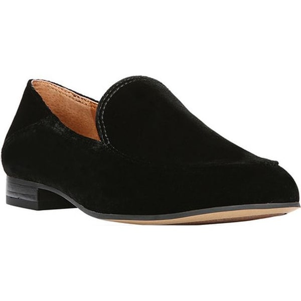 black velvet loafers womens