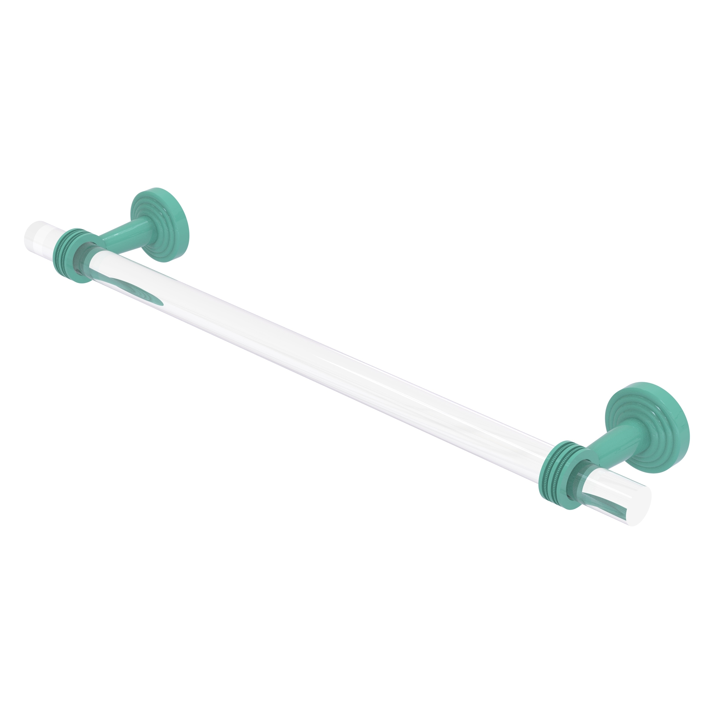 Allied Brass Pacific Beach Collection 18 Inch Towel Bar with Dotted Accents
