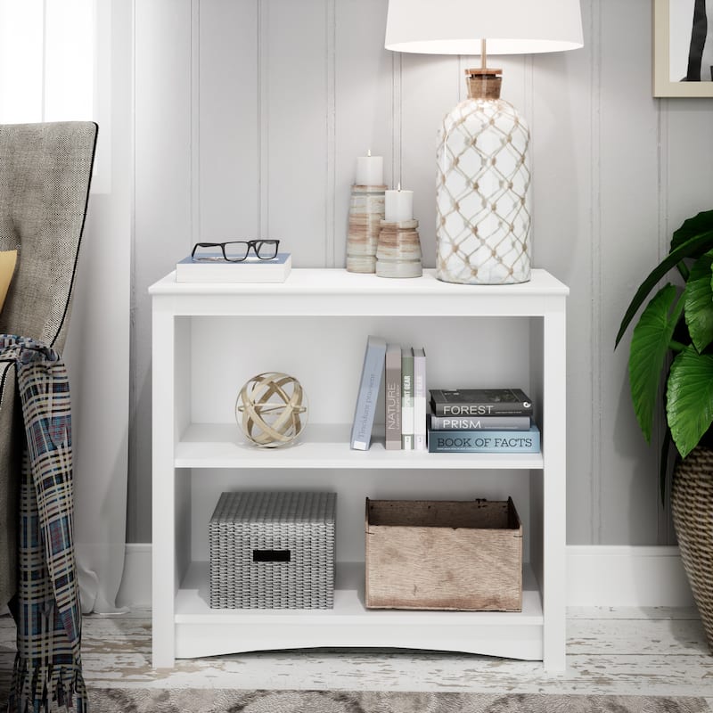 2-shelf Bookcase - 31.5" W x 29" H x 13" D