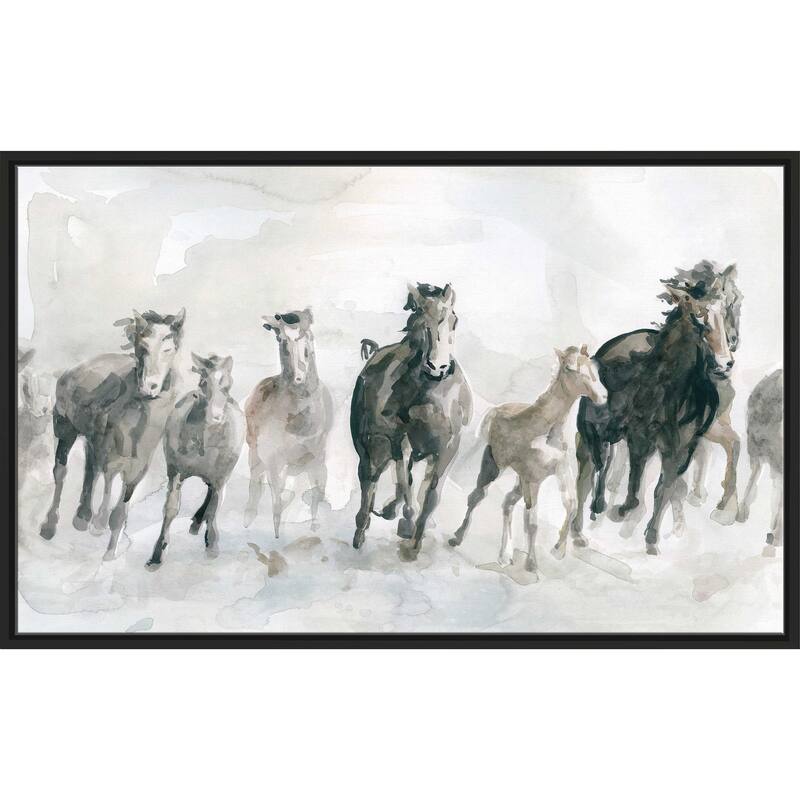 "Running Wild" by Carol Robinson Print on Floating Canvas