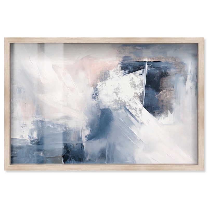 Blue Rapture II Shadowbox by Art Remedy - Natural - 24" x 16"