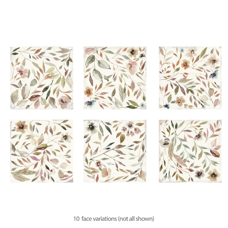 Merola Tile Mayolica Garden 5-7/8" x 5-7/8" Ceramic Wall Tile