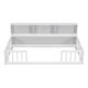 preview thumbnail 52 of 66, Wooden bed floor bed with bedside bookcase and shelves