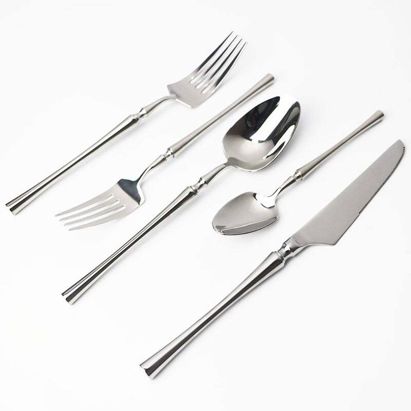 Stainless Steel Silver Flatware/Cutlery/Tableware Set Service