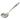 Chef Craft 9.5" Stainless Steel Salad Server Spoon with Sleek Mirror Finish