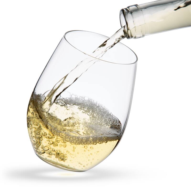 JoyJolt Spirits Stemless 19 oz Wine Glass