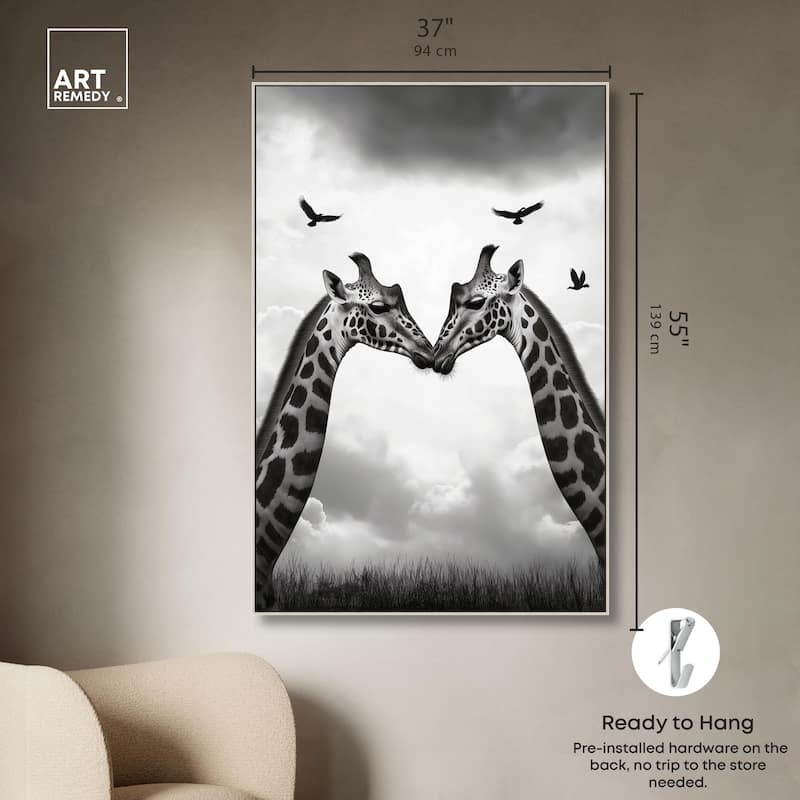 Giants in Love II Canvas by Art Remedy
