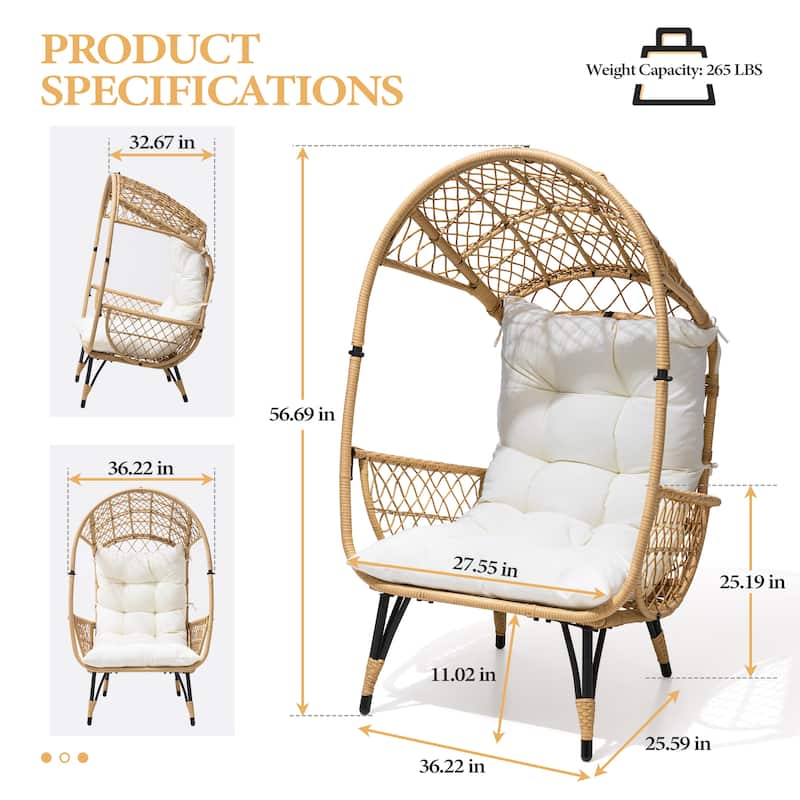 Outdoor Aluminum Dining Chairs Modern Stackable Armchairs