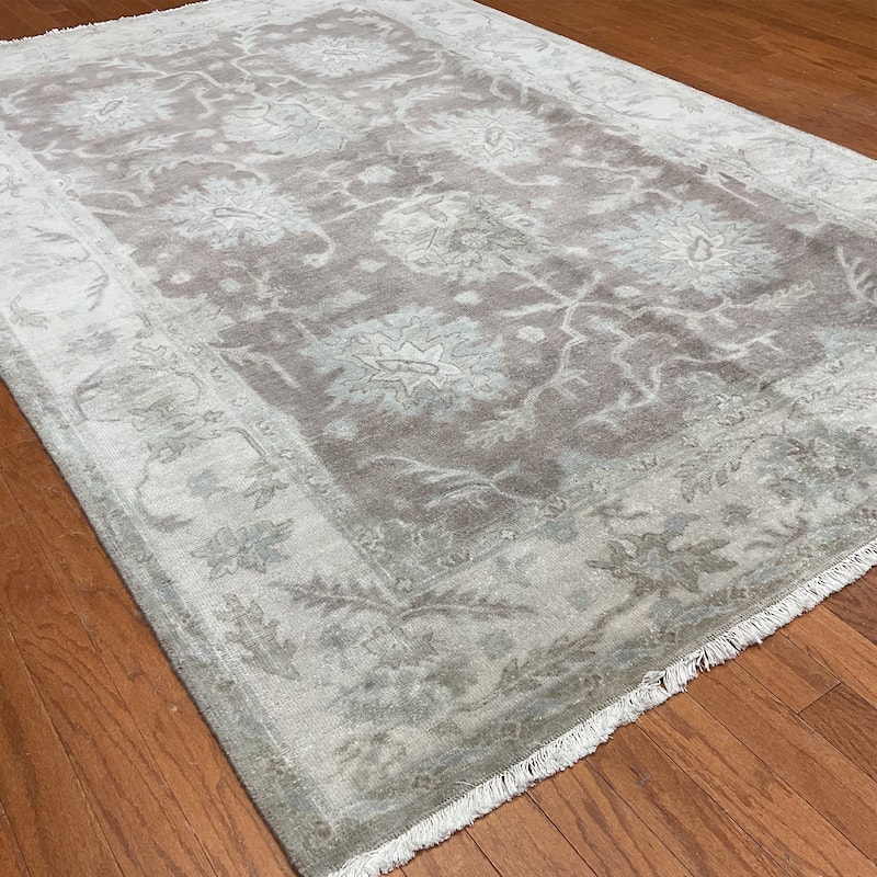 HERAT ORIENTAL Handmade Oushak Wool Rug - 6' x 9'