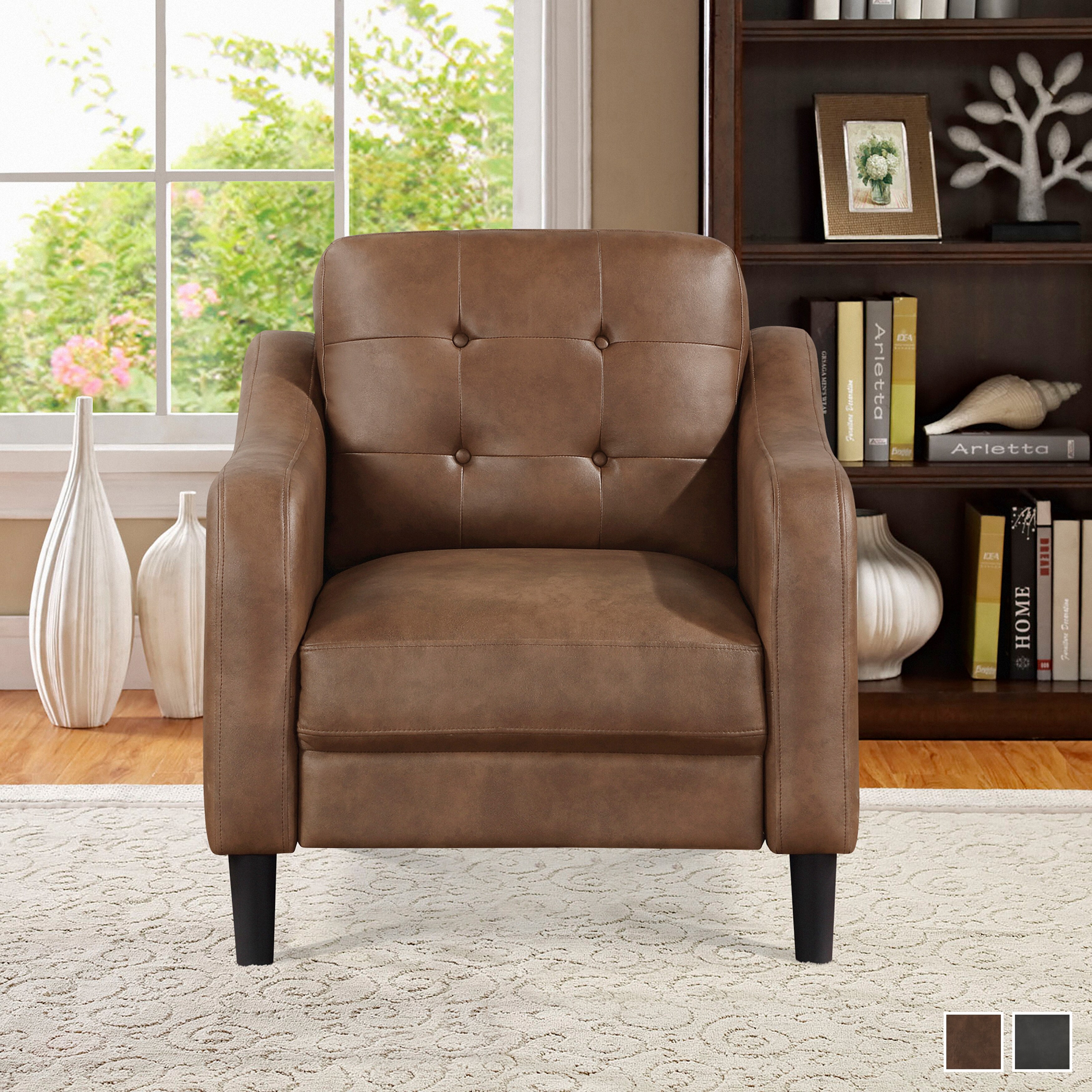 Microfiber living room chairs sale