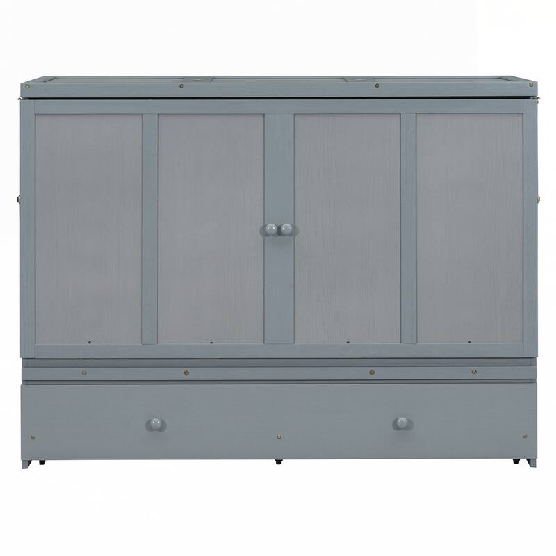 Murphy Bed with USB Port and a Large Drawer