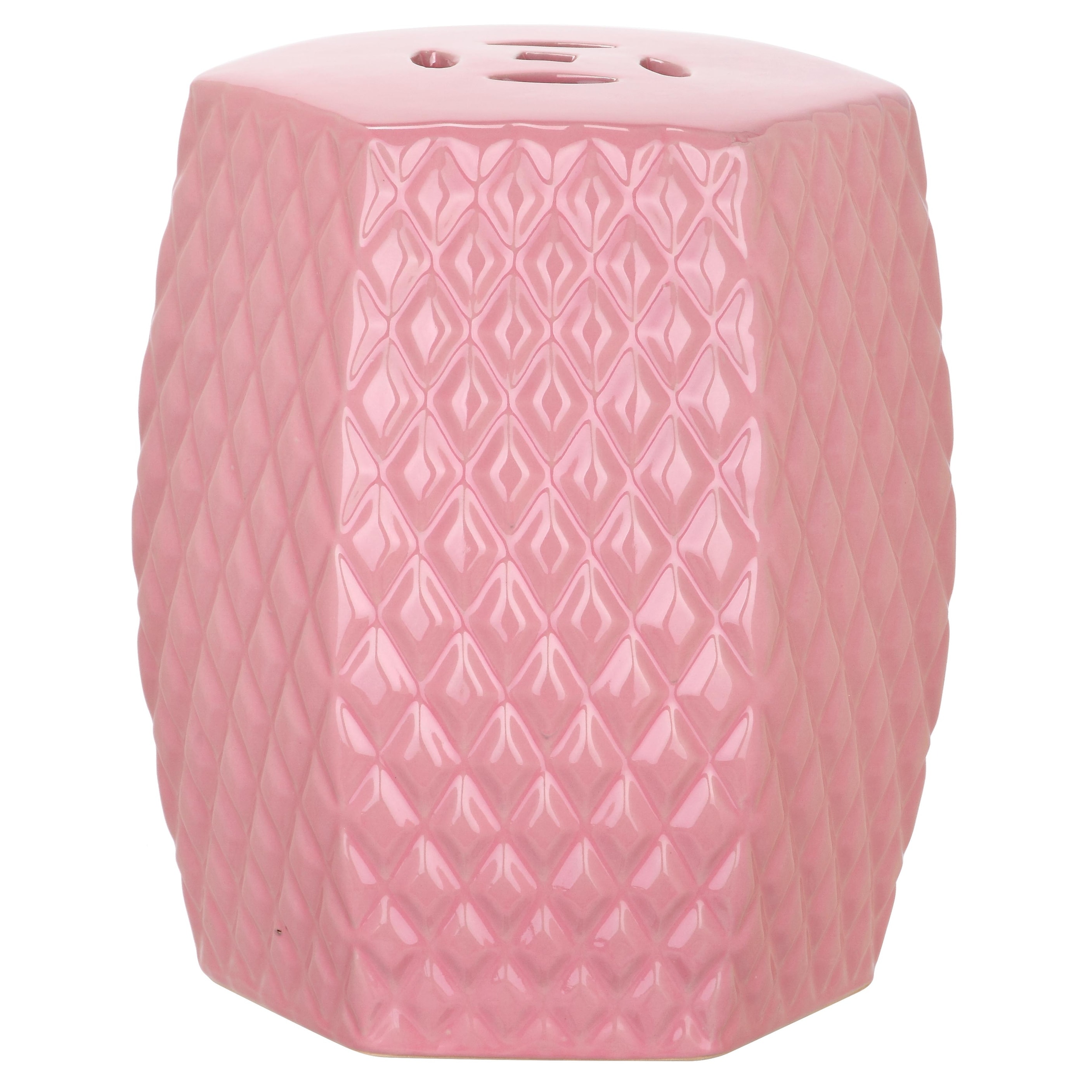 Pink ceramic new arrivals stool