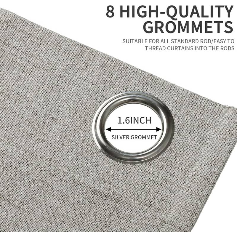 Blackout Curtains 120 Inches Long 2 Panels Burg, Room Darkening Curtains