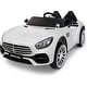 preview thumbnail 1 of 2, 12V Battery-Powered Kids Electric Vehicle with Two Seats, 4-Wheel Drive, and Bluetooth Music, Ride On Car for Toddlers White