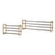preview thumbnail 4 of 5, TRINITY BASICS® 2-Tier Expandable Shoe Rack, 2-Pack, Bamboo