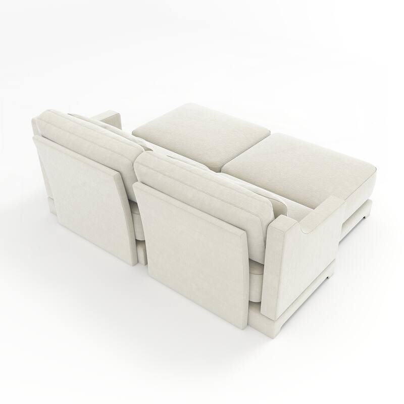 Chenille fabric Two seater sofa