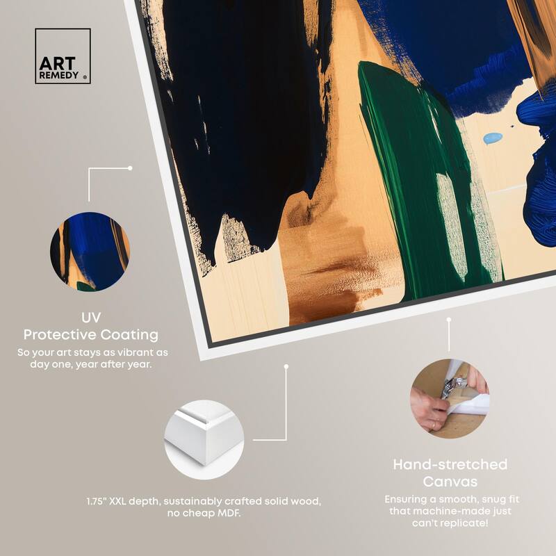 Ochre Odyssey Canvas by Art Remedy