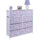 preview thumbnail 24 of 42, Modern Color Print 9-cubby Storage Tower