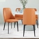 preview thumbnail 3 of 55, Modern PU Leather Upholstered Dining Chair Set - 17.72" x 17.32" x 35.63"(L x W x H)