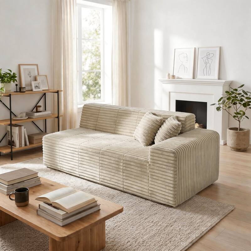 Modern Oversized plush Sofa Bed