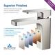 Solid Brass Lead-free Single-handle High Arc Bathroom Faucet