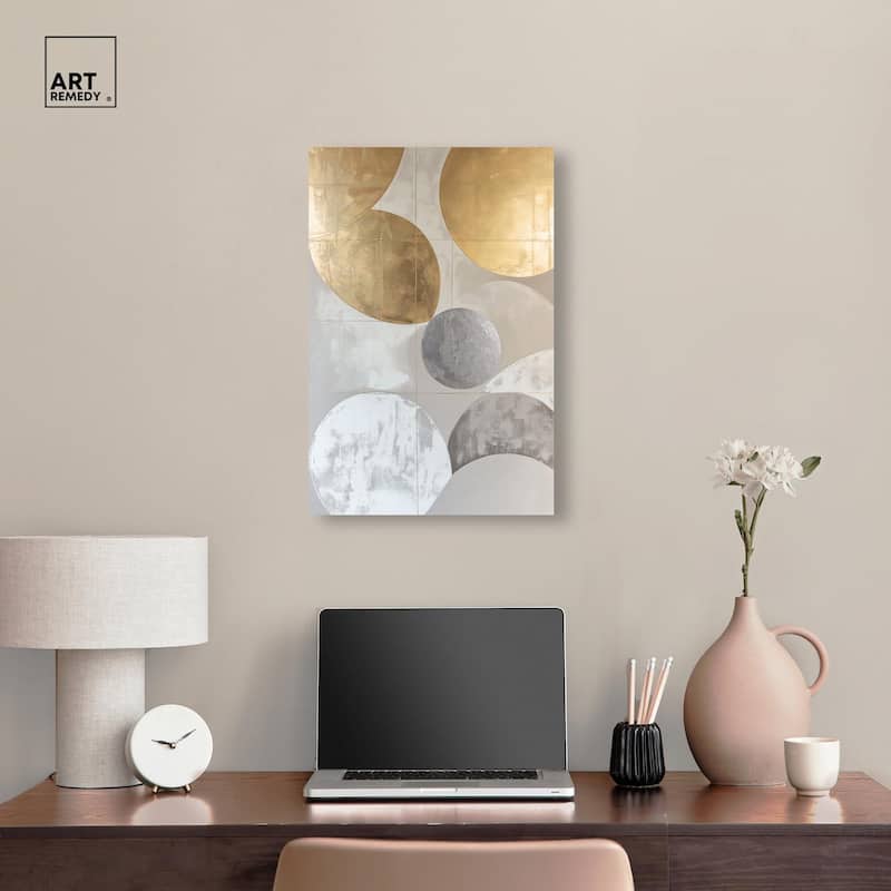 Golden Sequence II Canvas by Art Remedy, Gallery Wrapped