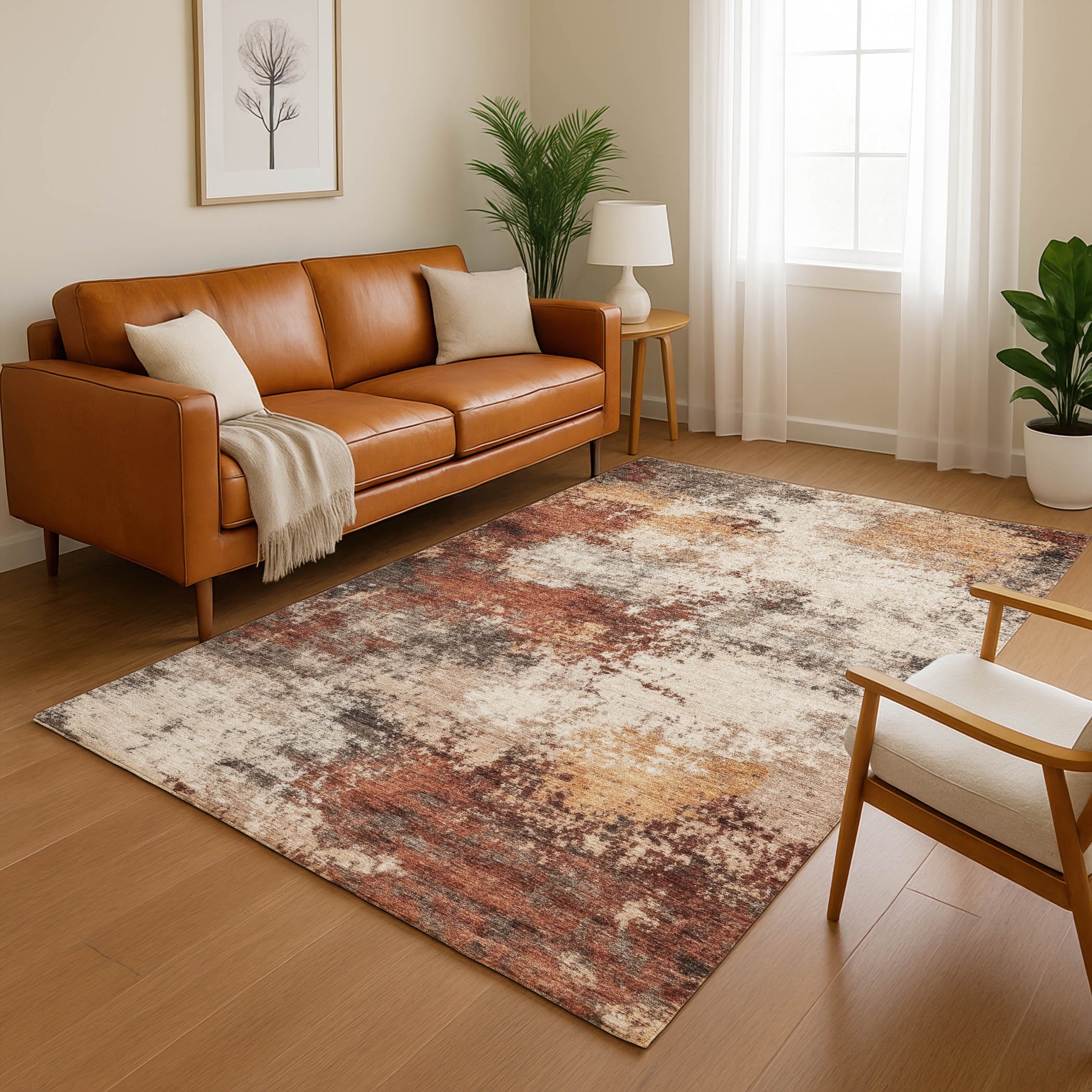 Premium Washable Super Soft Abstract Casual Mayfield Rug