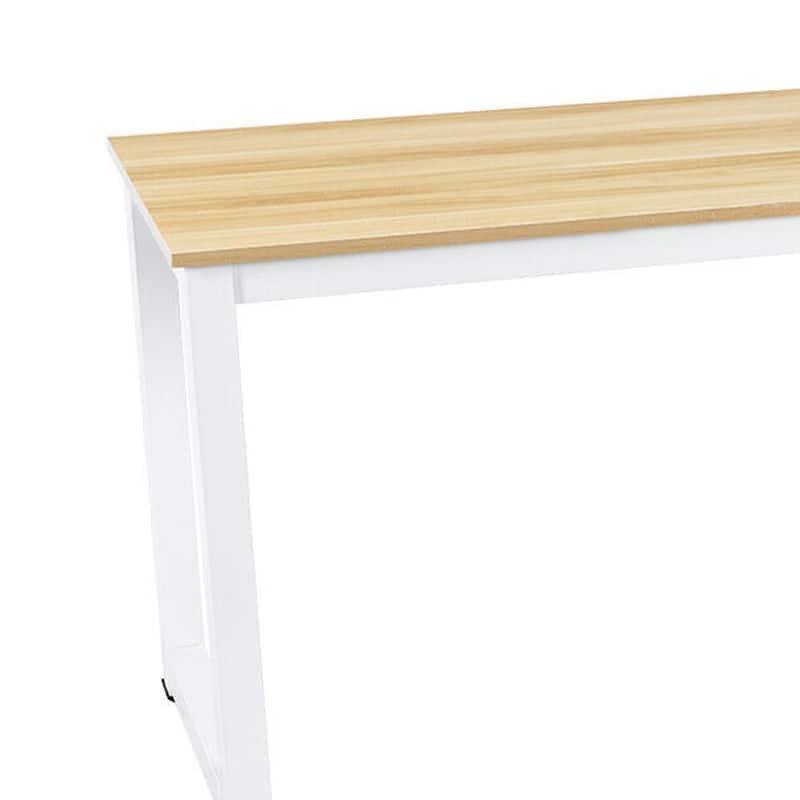 43.3" Computer Laptop Gaming Table Study Desk Beige