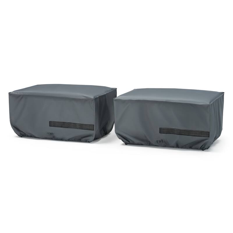 Portofino Comfort 5 Piece Polyester Outdoor Patio Club Chair Deluxe Furniture Cover - Grey