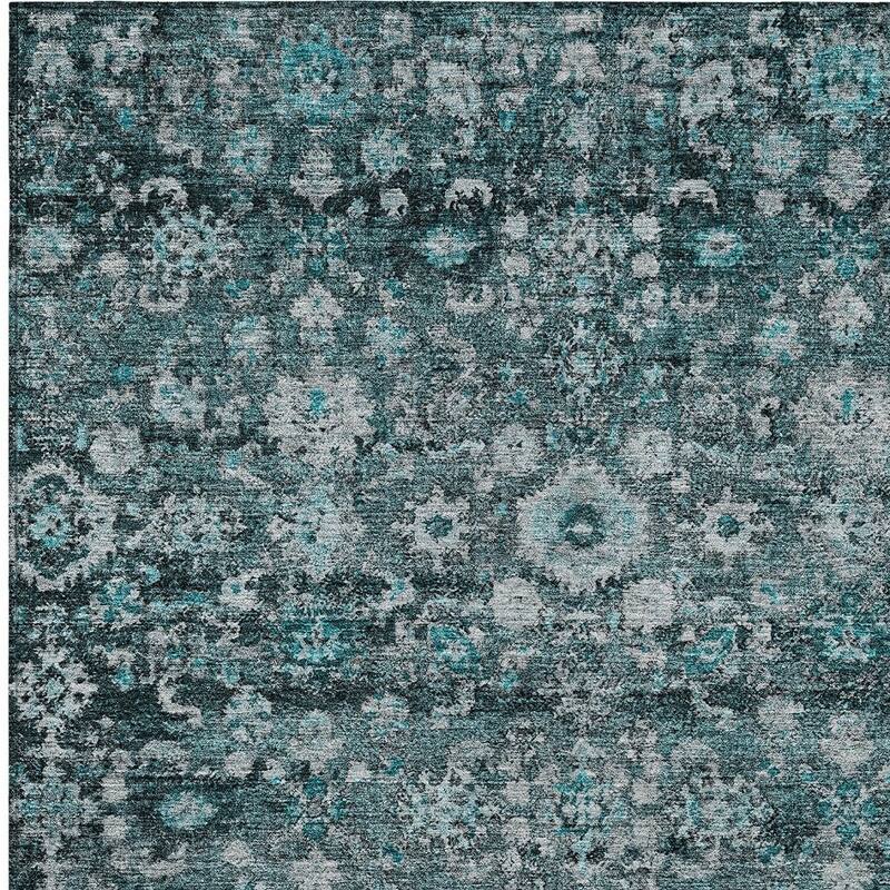 HomeRoots Oriental Traditional Rectangle Outdoor Rug