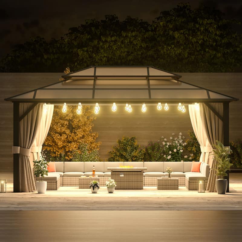 12'x16' Outdoor Hardtop Gazebo