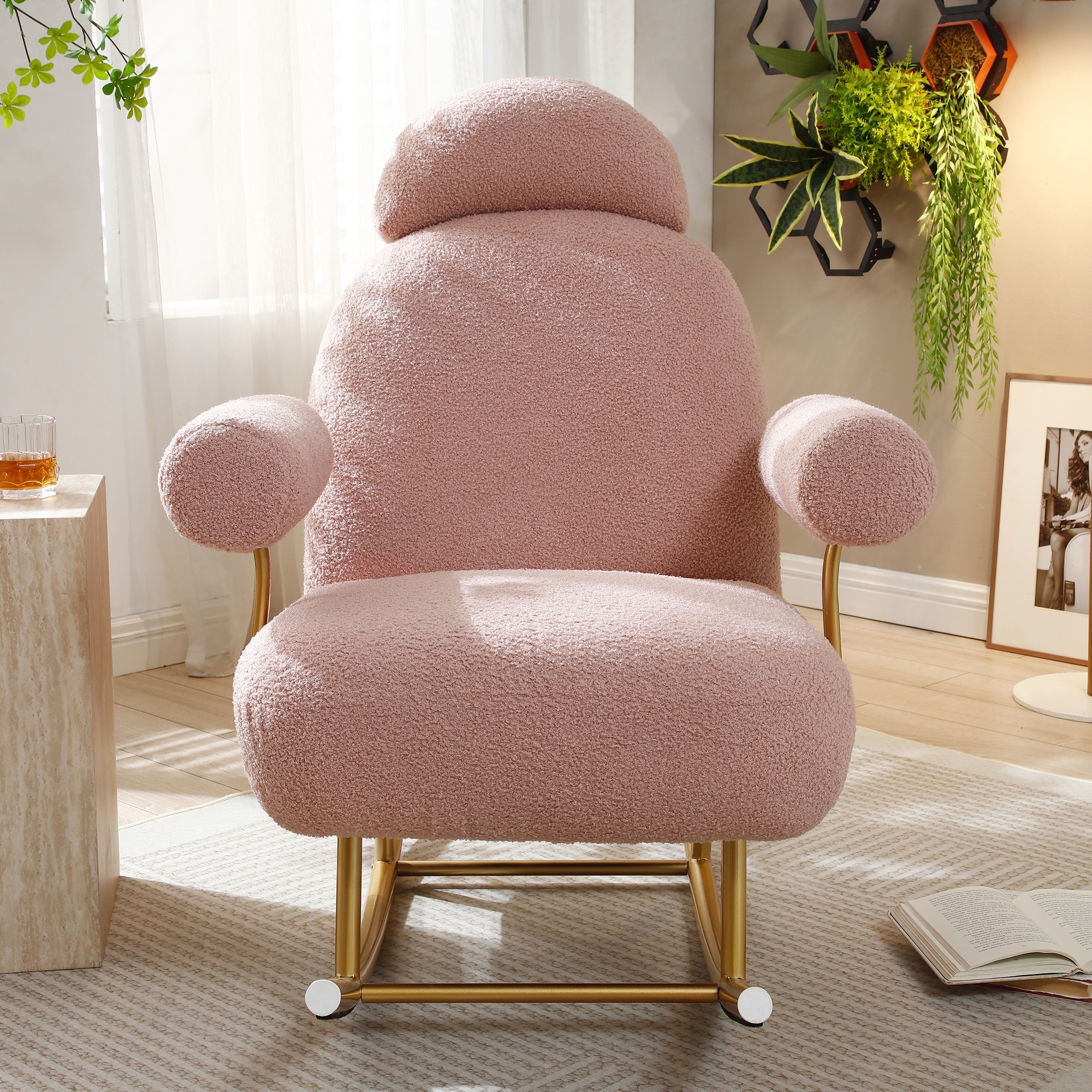 Sherpa rocking chair sales