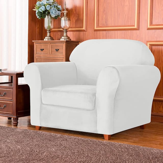 Subrtex Sofa Cover Stretch Slipcover with Separate Cushion Covers