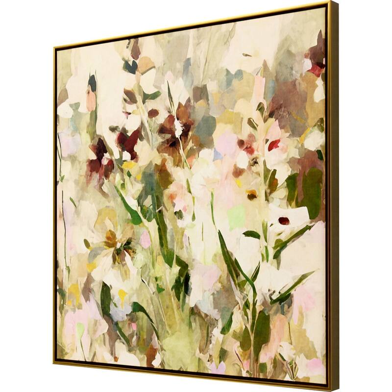 Modern Wildflower - Giclee on Canvas