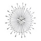 preview thumbnail 51 of 68, Gold / Copper / or Silver Iron Metal Starburst Sun Glam Wall Clock