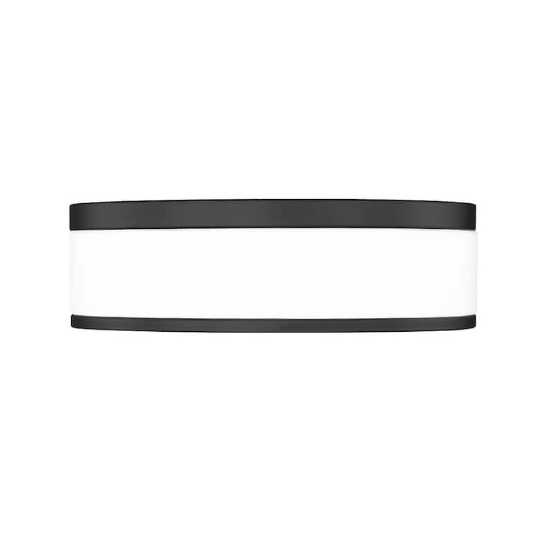 Z-Lite 1012F12-LED Ballord 12" Wide Flush Mount Drum Ceiling Fixture