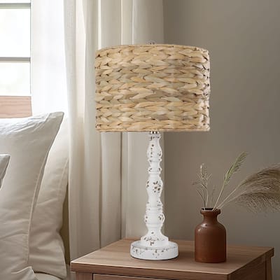 Classic Handwoven Rattan Table Lamp