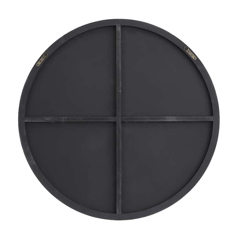 Black, White or Gold Wood Wall Mirror with Thin Frame