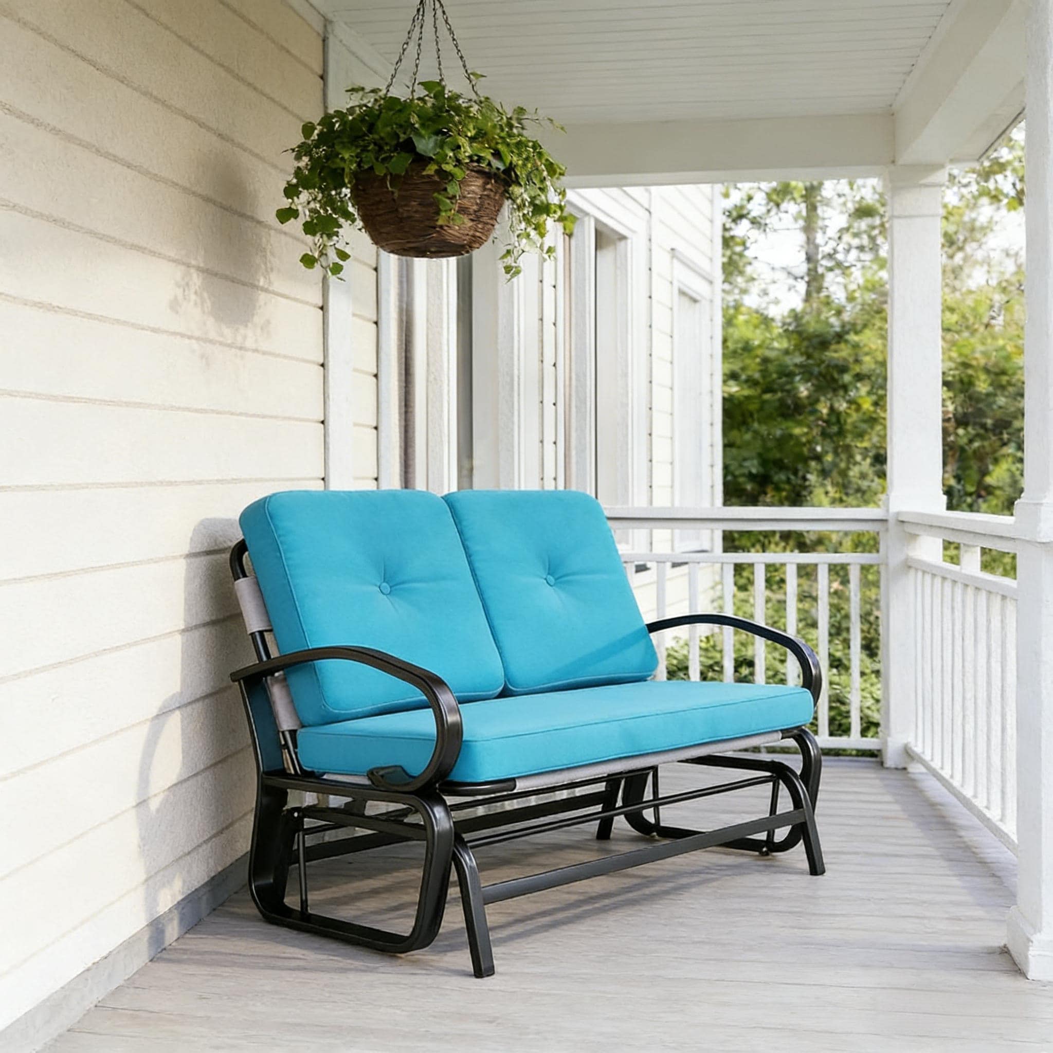 2-Person Garden Rocker Loveseat