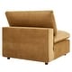 preview thumbnail 74 of 74, Commix Down Filled Overstuffed Velvet 5-Piece Sectional Sofa