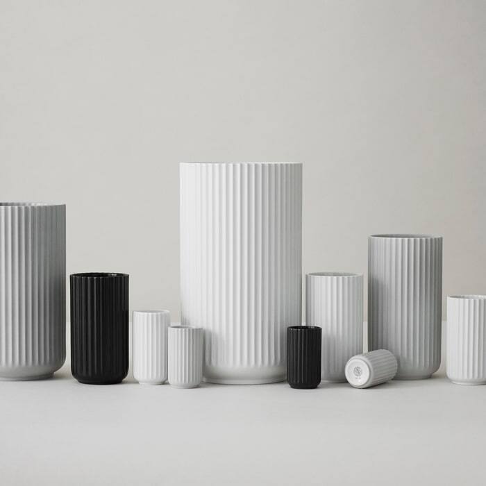 Lyngby Porcelæn Vase, White