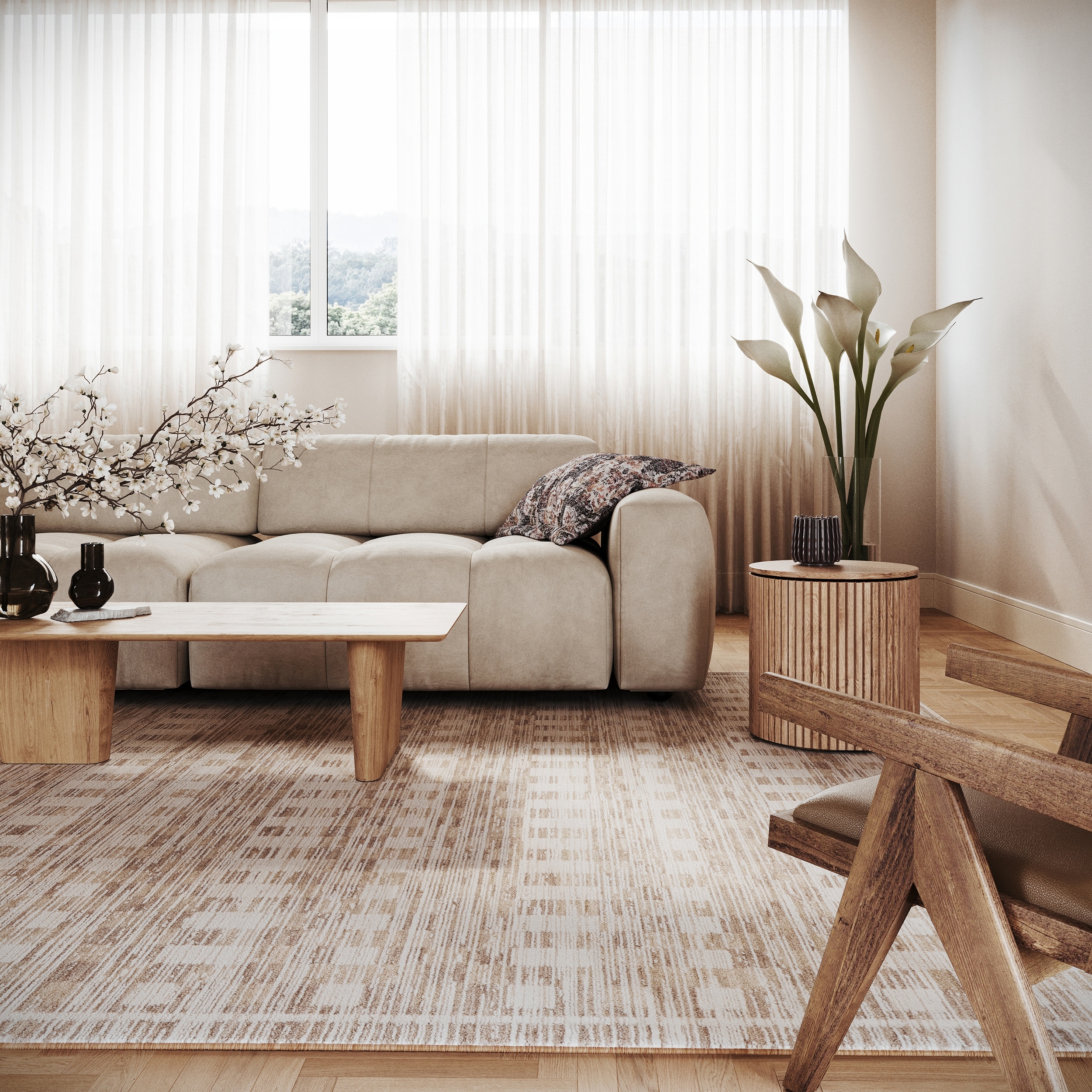 Nuloom Thalena Transitional Floral and Paisley Rug - On Sale