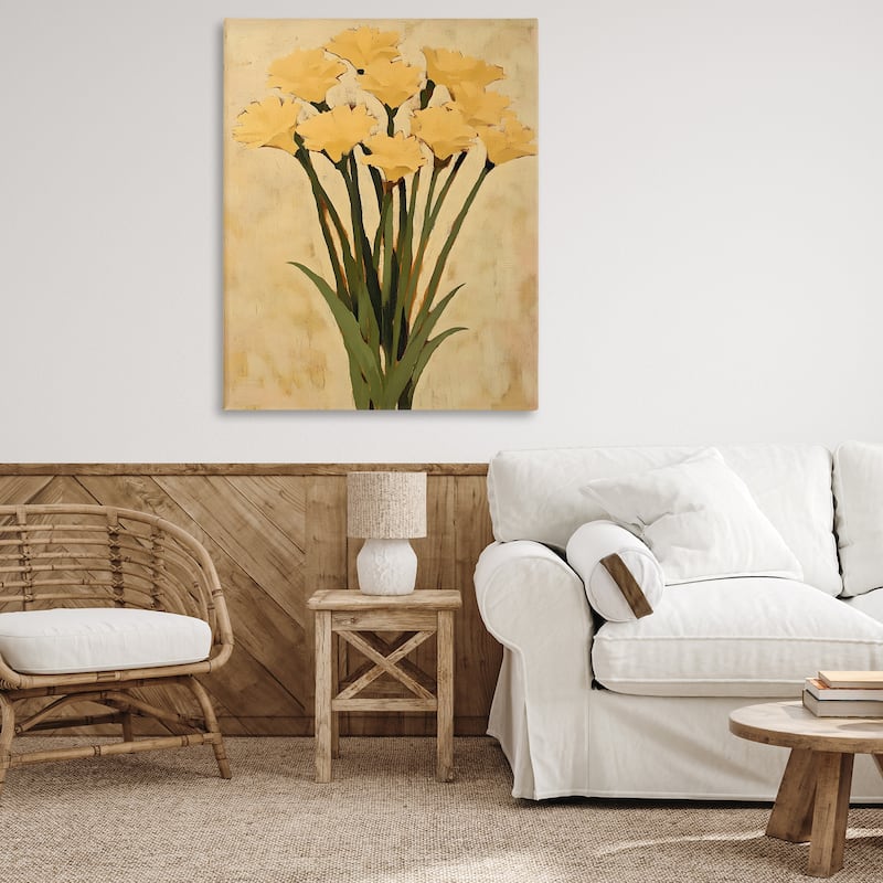 Stupell Hand Picked Daffodils Canvas Wall Art Design By Franklyn Gregory