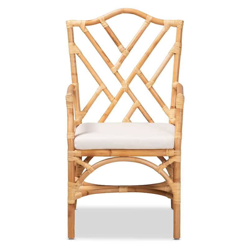 Delta Modern Natural Finished Rattan Dining Chair
